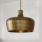 Capital Lighting - 360312THB - One Light Pendant - Myriah - Tibetan Hammered Brass