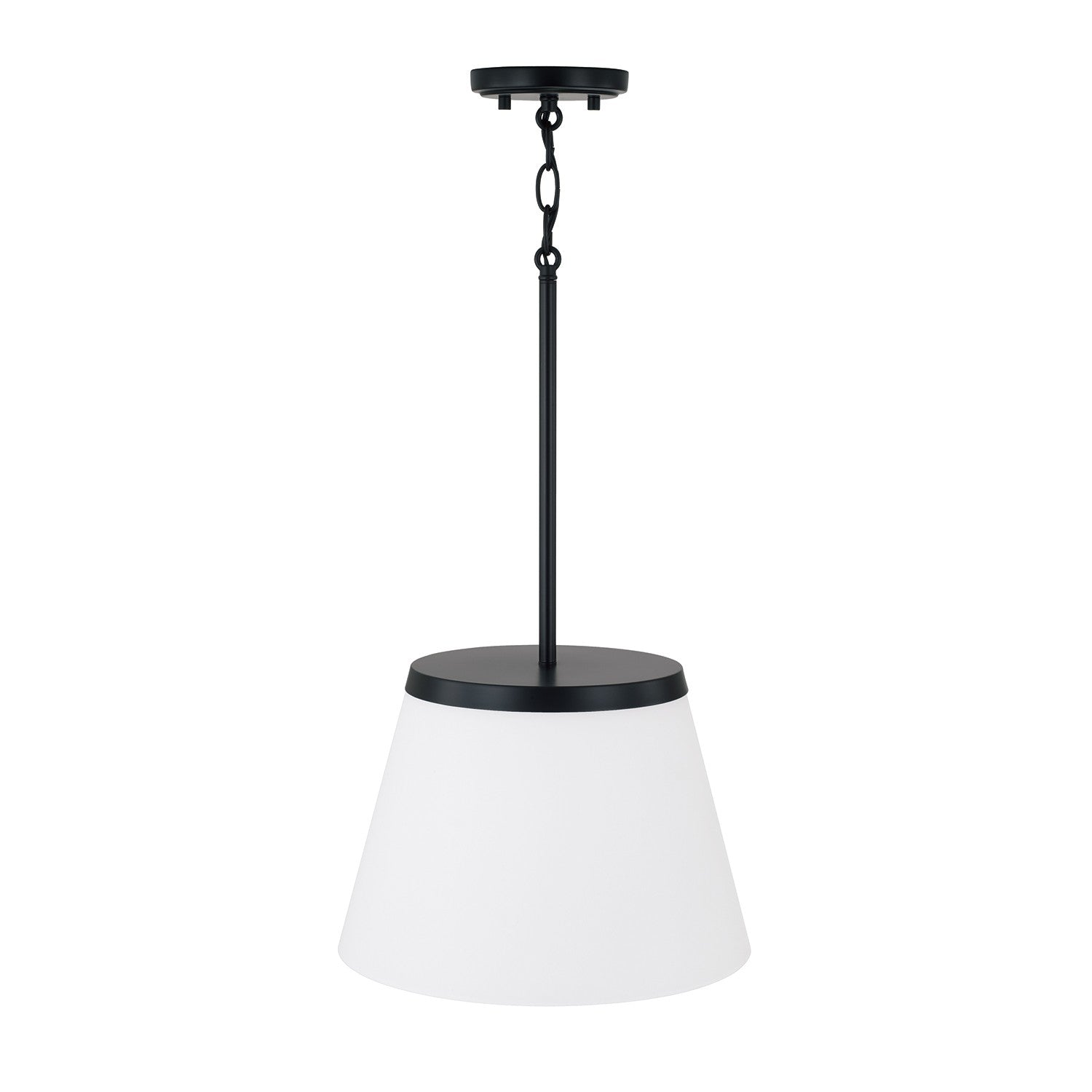 Capital Lighting - 361011MB - One Light Pendant - Drake - Matte Black