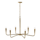 Capital Lighting - 459861ARG - Six Light Chandelier - Savari - Artisan Gold