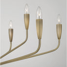 Capital Lighting - 460401ANB - Ten Light Chandelier - Palmer - Antiqued Brass