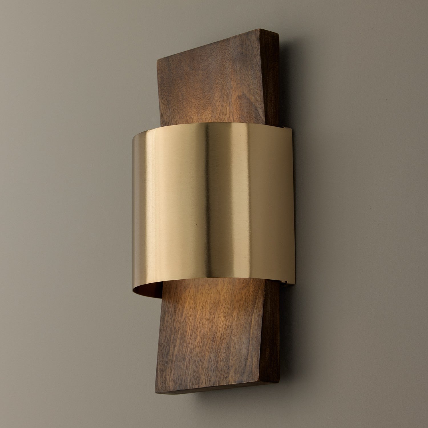 Capital Lighting - 660111NM - LED Wall Sconce - Sidney - Nordic Wood and Matte Brass