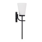 Capital Lighting - 661011MB-660 - One Light Wall Sconce - Drake - Matte Black