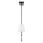 Capital Lighting - 860751MBG-717 - Five Light Island Pendant - Hollis - Matte Black with Hammered Gold