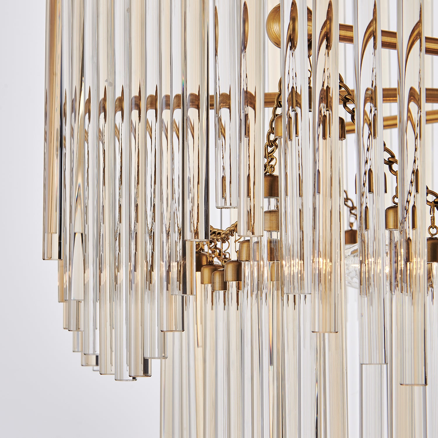 Kalco - 527751VGB - 40 Light Chandelier - Adorn - Vintage Brass