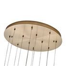 Kalco - 524952WB - LED Chandelier - Kiriko - Winter Brass