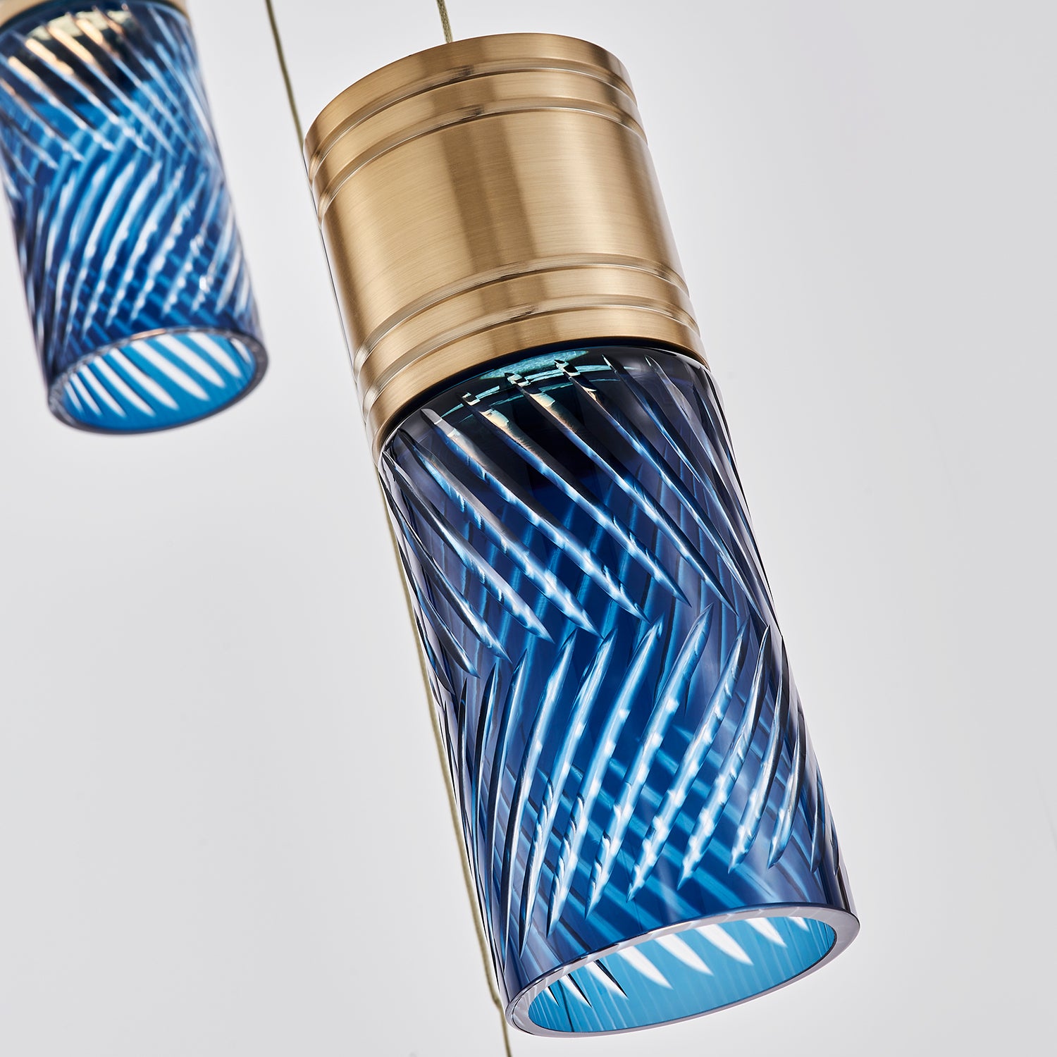 Kalco - 524952WB - LED Chandelier - Kiriko - Winter Brass