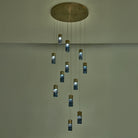 Kalco - 524952WB - LED Chandelier - Kiriko - Winter Brass