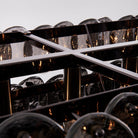 Kalco - 524661BN - Nine Light Linear Pendant - Uroko - Black Nickel