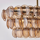 Kalco - 524661PWB - Nine Light Linear Pendant - Uroko - Polished Winter Brass