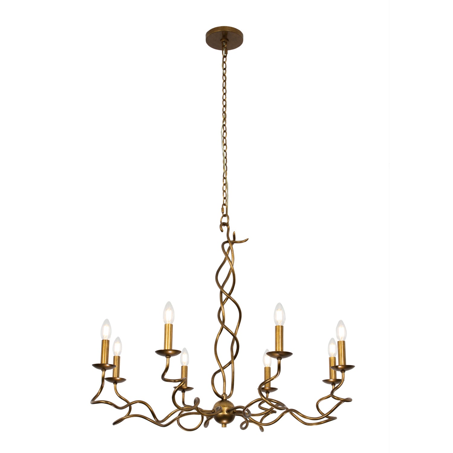 Kalco - 529256ORB - Eight Light Chandelier - Rizo - Oil Rubbed Bronze
