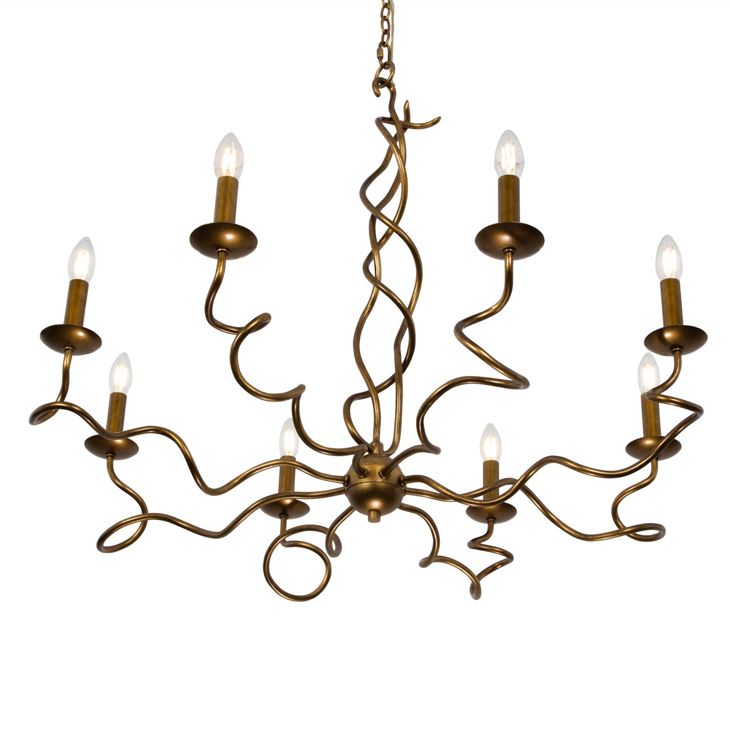 Kalco - 529256ORB - Eight Light Chandelier - Rizo - Oil Rubbed Bronze
