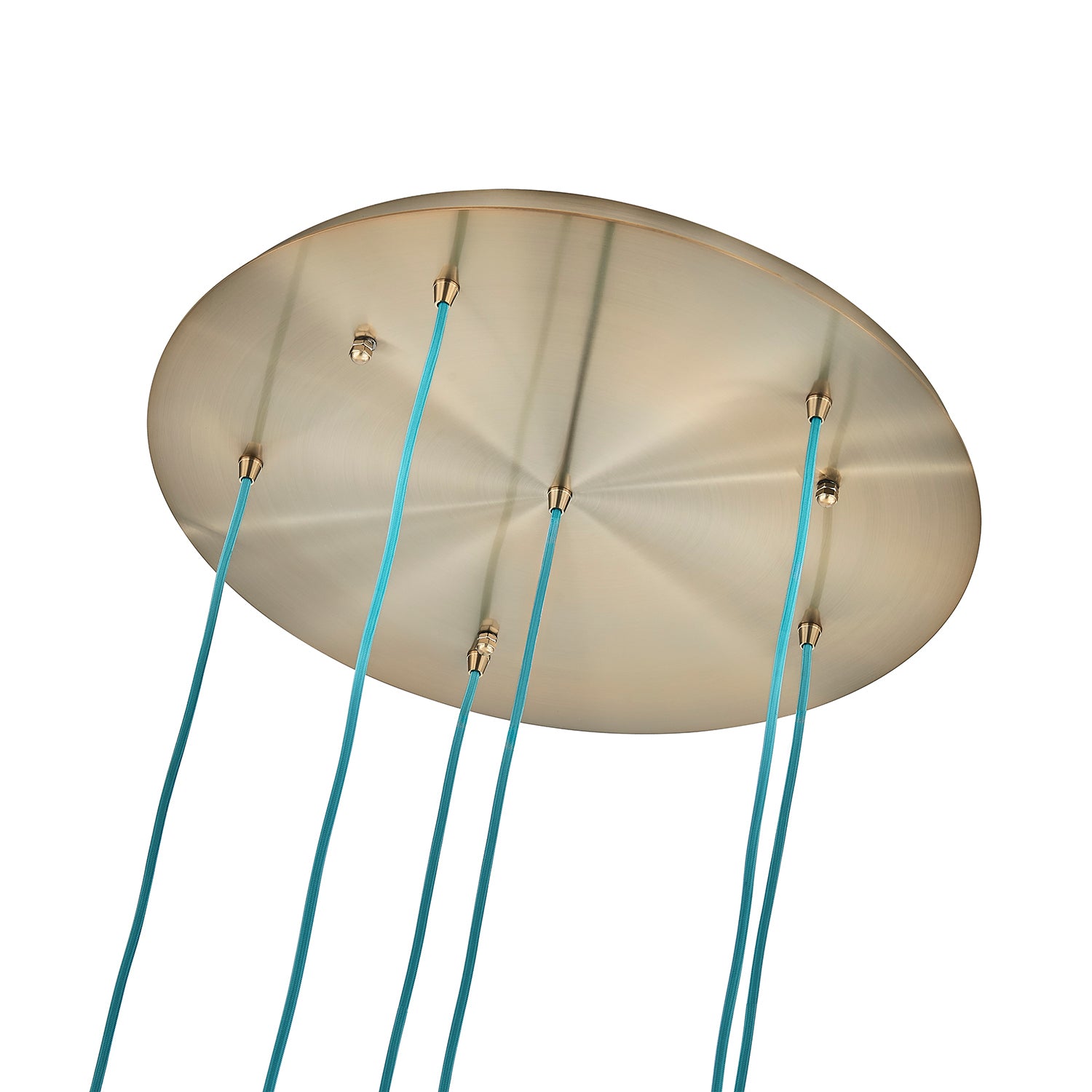 Kalco - 529552WB - Six Light Chandelier - Pallina - Winter Brass