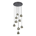 Kalco - 529553SBN - Nine Light Chandelier - Pallina - Satin Black Nickel