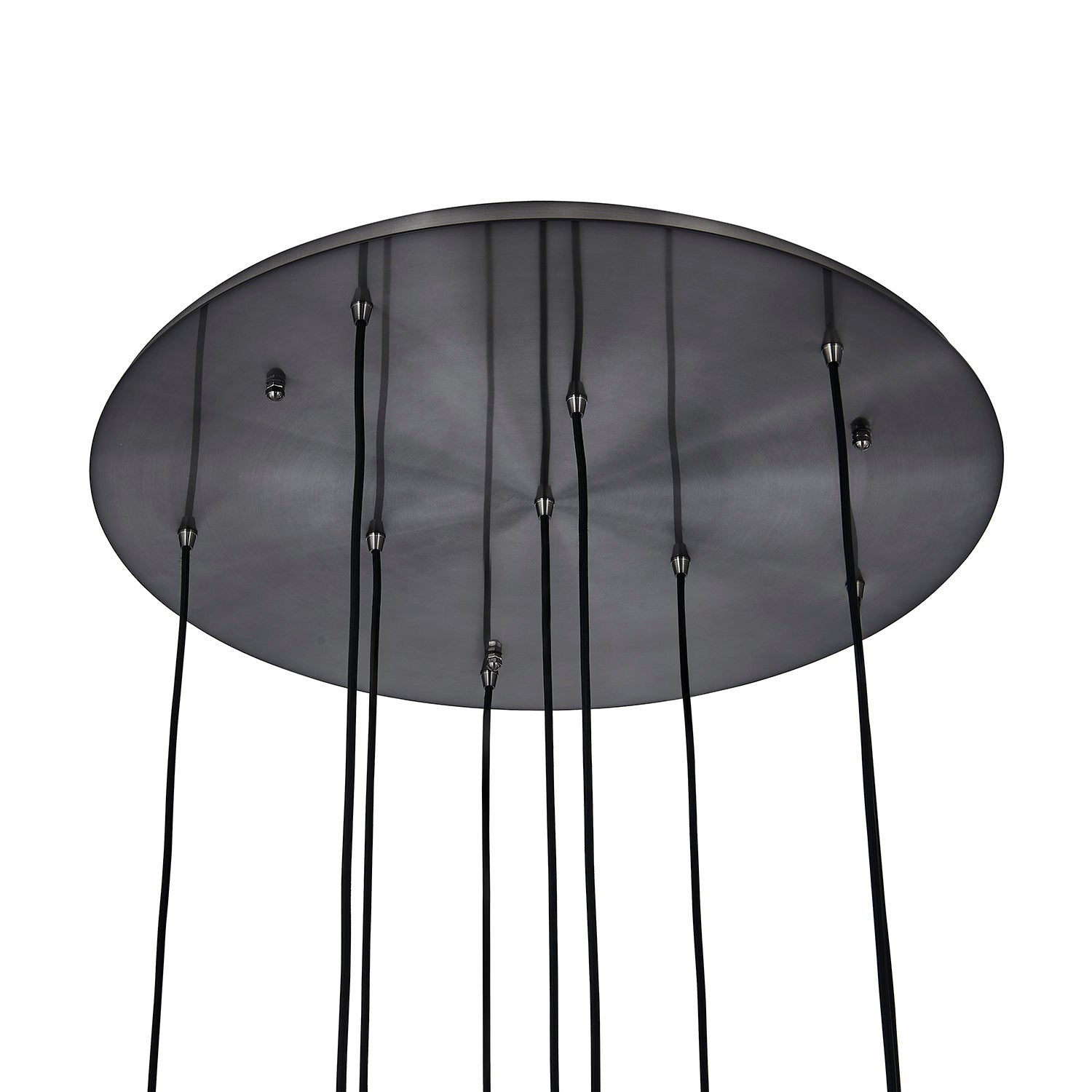 Kalco - 529553SBN - Nine Light Chandelier - Pallina - Satin Black Nickel