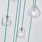 Kalco - 529553WB - Nine Light Chandelier - Pallina - Winter Brass
