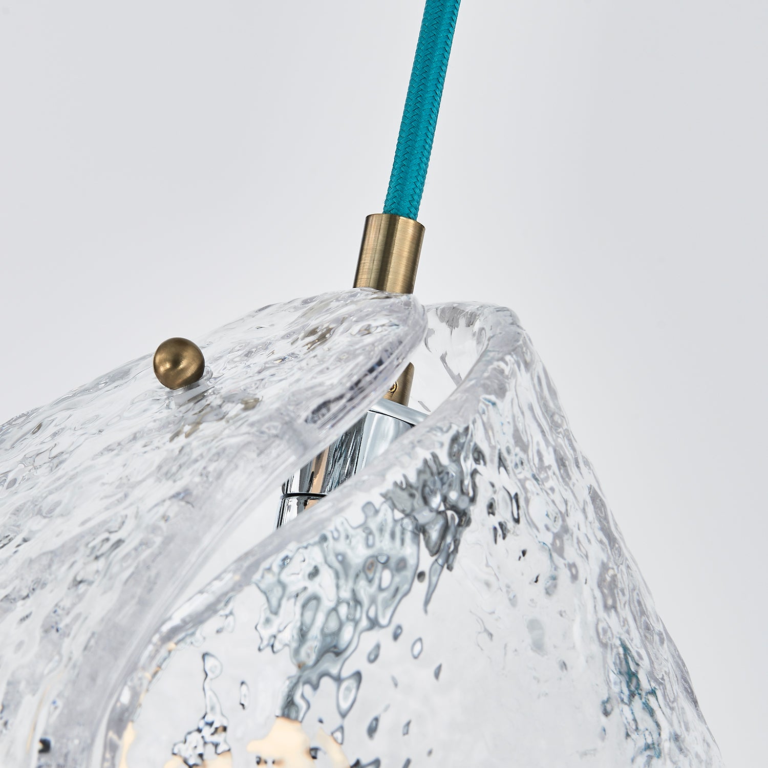 Kalco - 529553WB - Nine Light Chandelier - Pallina - Winter Brass