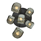 Kalco - 529552SBN - Six Light Chandelier - Pallina - Satin Black Nickel
