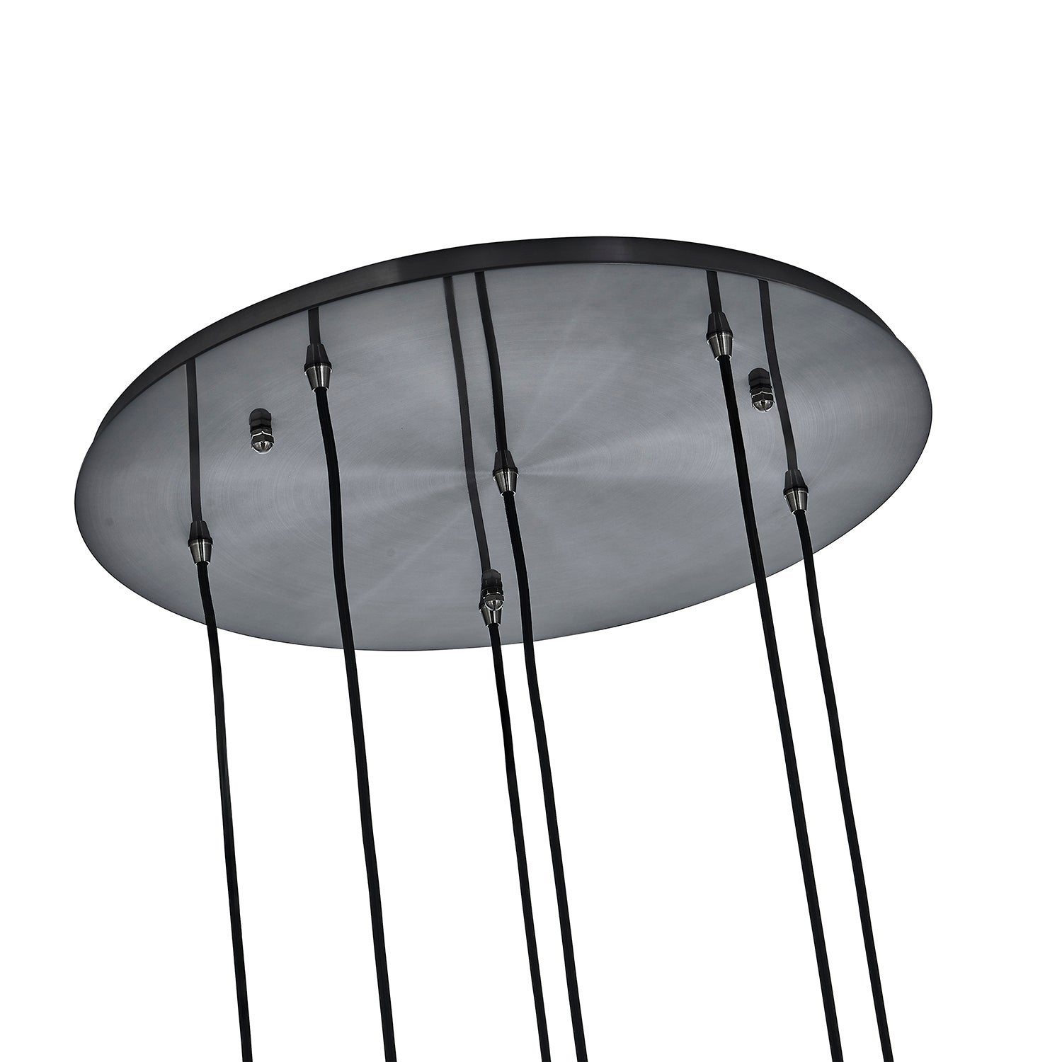 Kalco - 529552SBN - Six Light Chandelier - Pallina - Satin Black Nickel