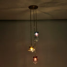 Kalco - 528351WB - Three Light Chandelier - Bolsa - Winter Brass