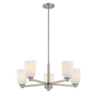 Savoy House - 1-1246-5-SN - Five Light Chandelier - Baldwin - Satin Nickel
