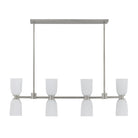 Savoy House - 1-1249-8-SN - Eight Light Linear Chandelier - Baldwin - Satin Nickel