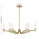 Savoy House - 1-1464-6-322 - LED Chandelier - Butler - Warm Brass