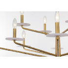 Savoy House - 1-1966-12-60 - 12 Light Chandelier - Judi - Distressed Gold