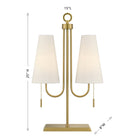 Savoy House - 11-DF10 - Two Light Table Lamp - Wilkes