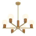 Savoy House - 1-4080-6-322 - Six Light Chandelier - Jarrell - Warm Brass