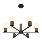 Savoy House - 1-4080-6-89 - Six Light Chandelier - Jarrell - Matte Black