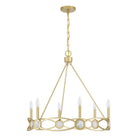 Savoy House - 1-4101-6-328 - Six Light Chandelier - Minette - Spun Gold