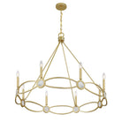 Savoy House - 1-4102-8-328 - Eight Light Chandelier - Minette - Spun Gold