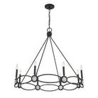 Savoy House - 1-4102-8-89 - Eight Light Chandelier - Minette - Matte Black