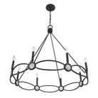 Savoy House - 1-4102-8-89 - Eight Light Chandelier - Minette - Matte Black