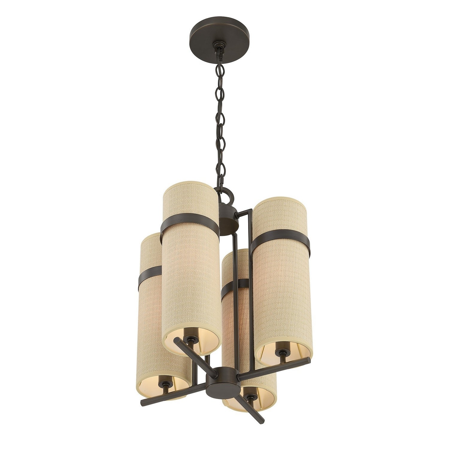 Savoy House - 1-4561-4-15 - Four Light Chandelier - Weston - Mediterranean Bronze