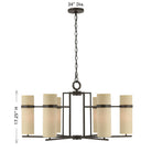 Savoy House - 1-4562-6-15 - Six Light Chandelier - Weston - Mediterranean Bronze