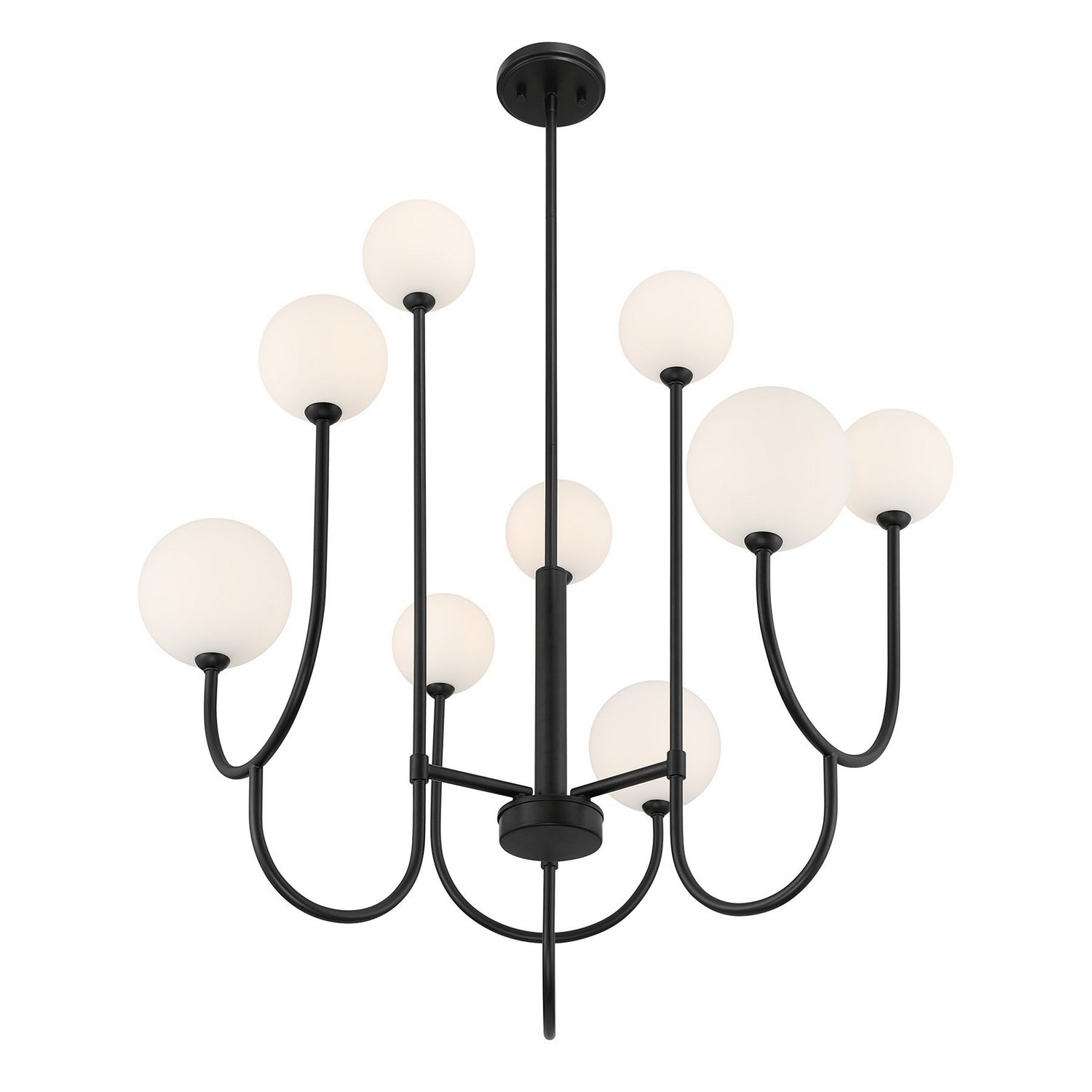 Savoy House - 1-5980-9-89 - Nine Light Chandelier - Chester - Matte Black