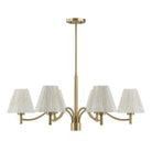 Savoy House - 1-6084-6-127 - Six Light Chandelier - Rosa - Noble Brass