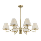 Savoy House - 1-6084-6-127 - Six Light Chandelier - Rosa - Noble Brass