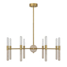 Savoy House - 1-9716-8-322 - LED Chandelier - Linden - Warm Brass