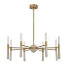 Savoy House - 1-9716-8-322 - LED Chandelier - Linden - Warm Brass