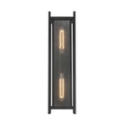 Savoy House - 5-3805-BK - Two Light Outdoor Wall Lantern - Jacobs - Matte Black