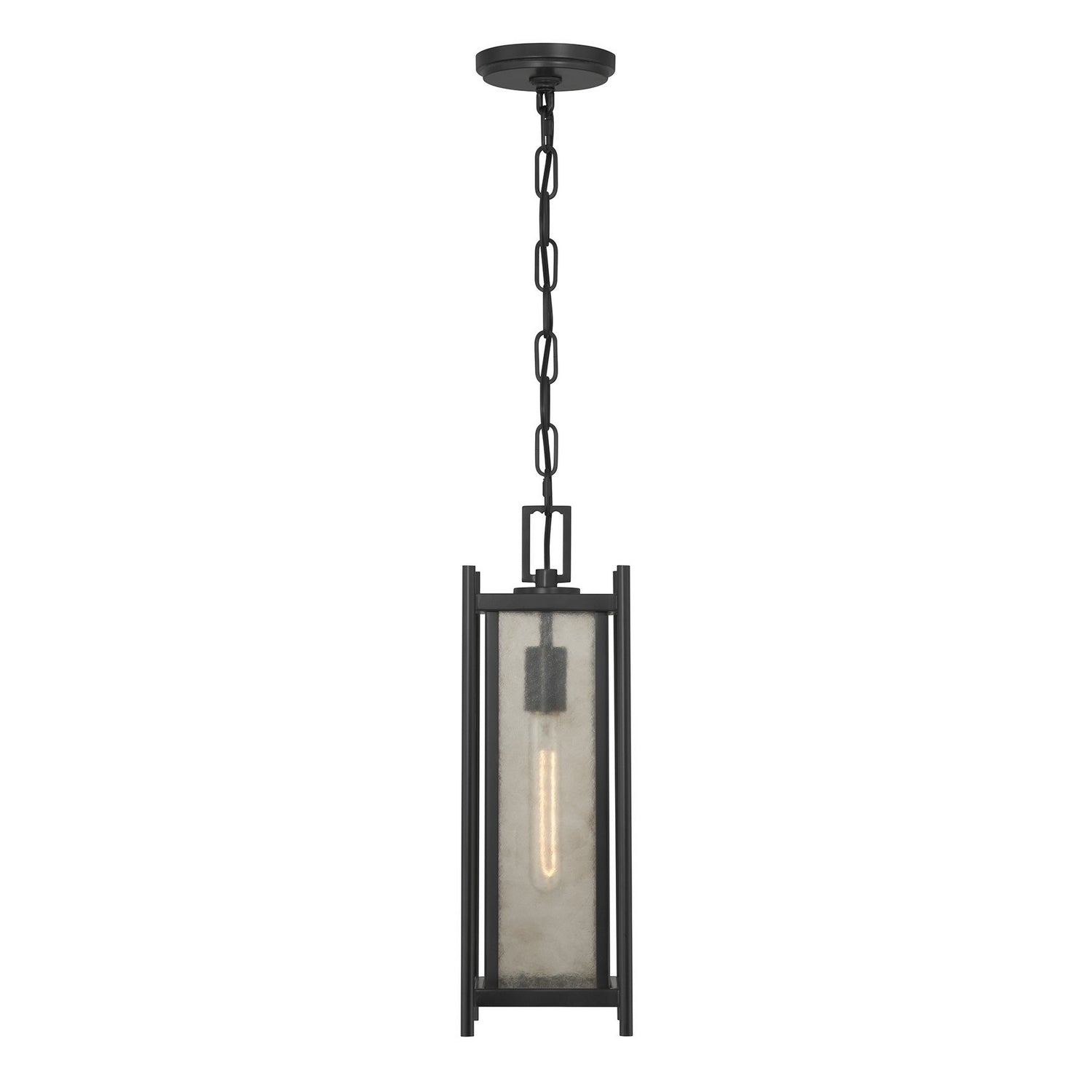 Savoy House - 5-3806-BK - One Light Outdoor Hanging Lantern - Jacobs - Matte Black