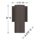 Savoy House - 5-CYL-1-5CCT-BZ - LED Outdoor Wall Lantern - Kelley - Bronze