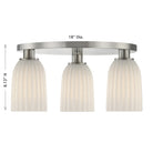 Savoy House - 6-1247-3-SN - Three Light Flush Mount - Baldwin - Satin Nickel