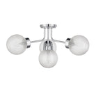 Savoy House - 6-3364-4-11 - Four Light Semi-Flush Mount - Coral - Chrome