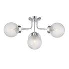 Savoy House - 6-3364-4-11 - Four Light Semi-Flush Mount - Coral - Chrome