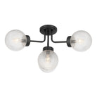 Savoy House - 6-3364-4-89 - Four Light Semi-Flush Mount - Coral - Matte Black