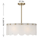 Savoy House - 6-9801-4-127 - Four Light Convertible - Ashton - Noble Brass