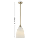Savoy House - 7-1244-1-127 - One Light Pendant - Baldwin - Noble Brass